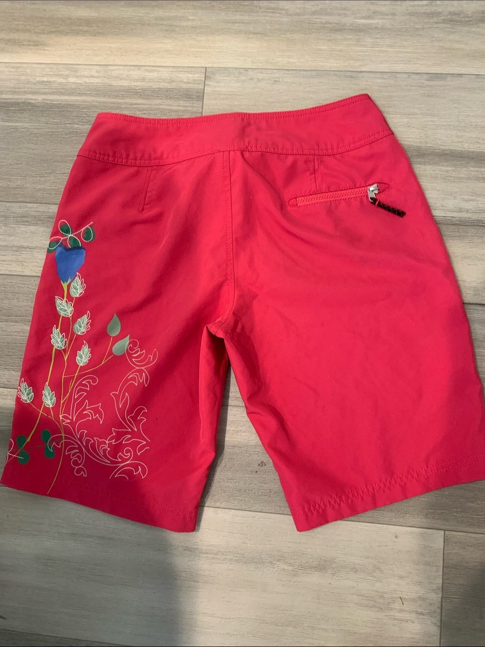 The North Face Womens Pink with  Floral Board  Shorts 8